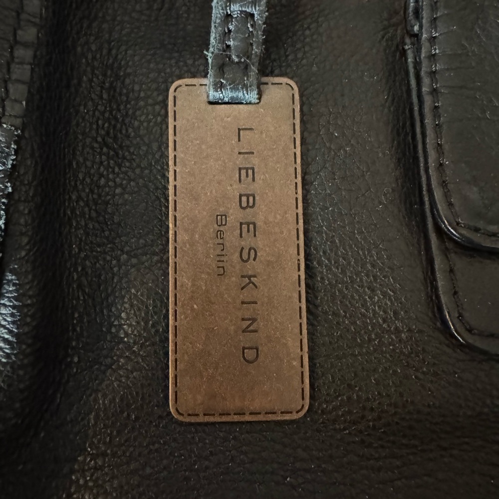 Liebeskind Black Leather Shoulder Bag - Picture 2 of 6